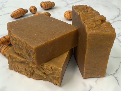 Kojic, Turmeric, Carrot & Papaya Soap- Radiance-Boosting Face and Body Bar