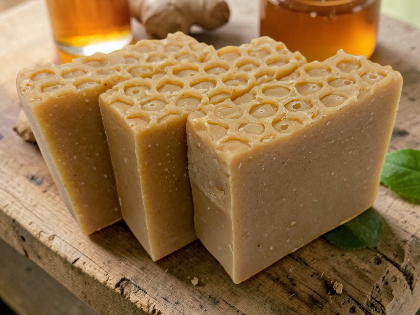 Turmeric, Ginger & Honey Soap – Nourishing Face and Body Bar