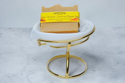 Kojic, Turmeric, Carrot & Papaya Soap- Radiance-Boosting Face and Body Bar