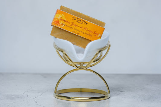 Turmeric, Ginger & Honey Soap – Nourishing Face and Body Bar