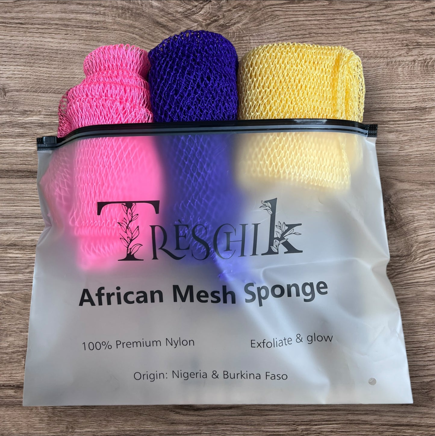 African Net Sponge Bundle Set – 3 Textures